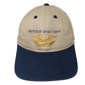 Republic Mortgage Snapback Hat Multicolor OS Adjustable Embroidered Toppers